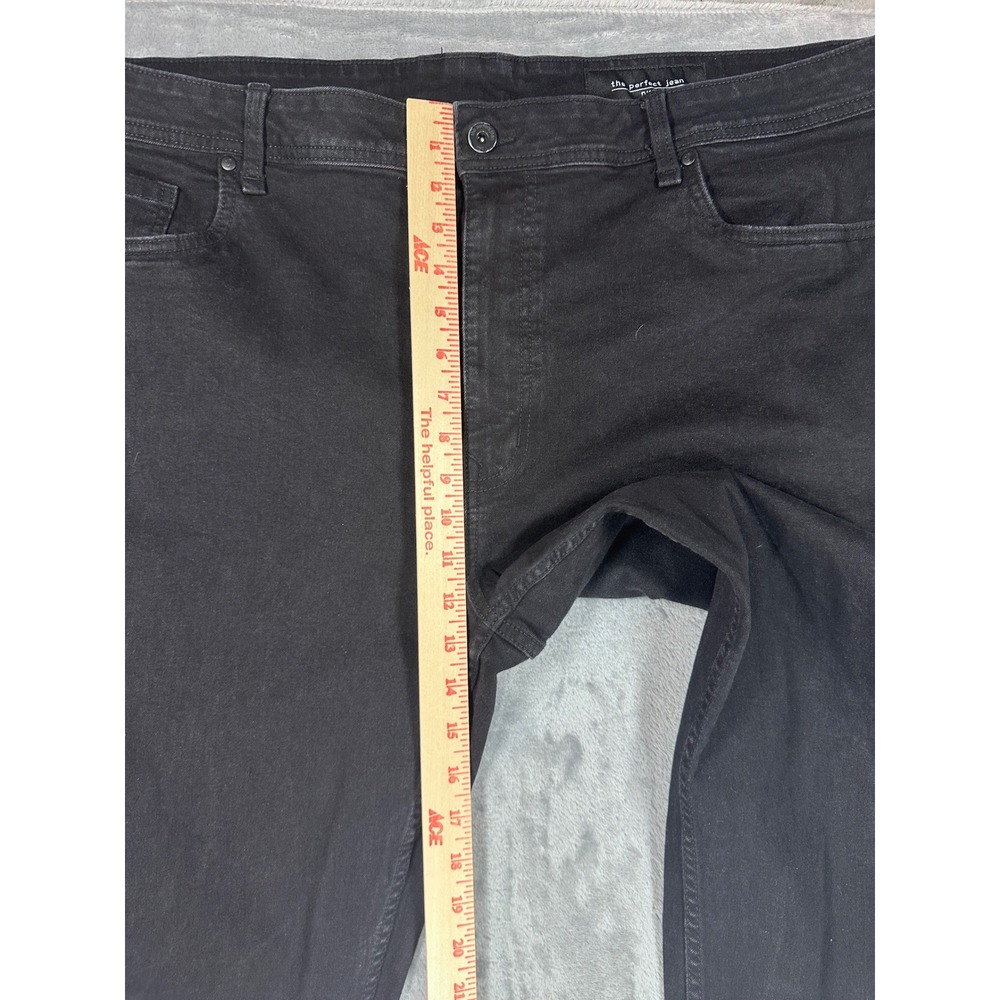 The Perfect Jean NYC Mens 44x34 Slim Fit Black Stretch Denim Jeans JUXTIBBDT34 - Picture 4 of 9